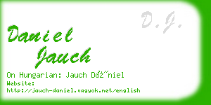 daniel jauch business card